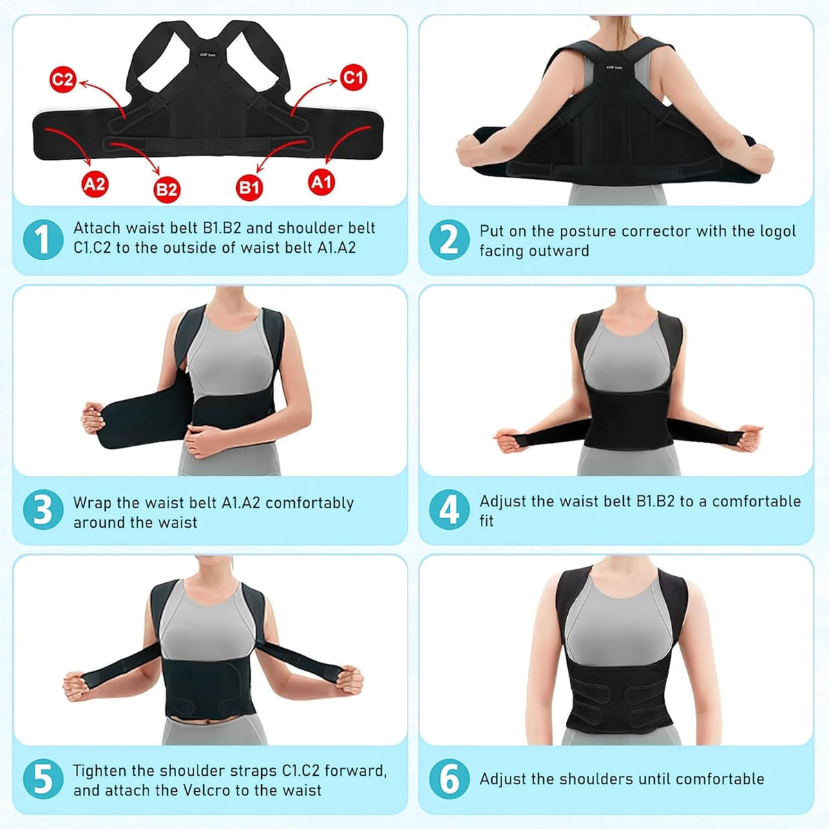 Posture Corrector Belt Unisex